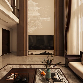 问鼎空间|森涵堂客厅