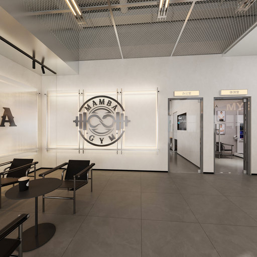 浙江绍兴曼巴健身-（WOW哇呜健身空间设计）