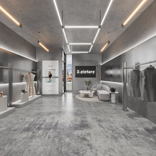 工业风服装店